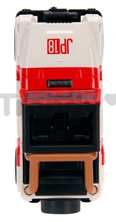 Autíčko Jeep Wrangler Jurassic World Jada kovové s otvárateľnými dverami dĺžka 10,2 cm 1:32