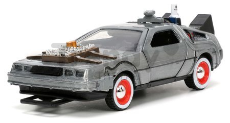 Autíčko Time Machine Back to the Future 3 Jada kovové s otvárateľnými dverami dĺžka 11,5 cm 1:32