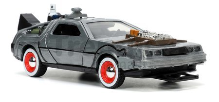 Autíčko Time Machine Back to the Future 3 Jada kovové s otvárateľnými dverami dĺžka 11,5 cm 1:32