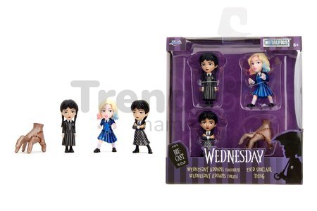 Figúrky zberateľské Wednesday Metalfigs 4-pack Jada kovové sada 4 druhov