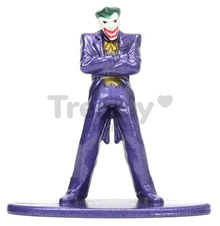 Autíčko DC Ford Mustang Jada kovové s otvárateľnými dverami a figúrkou Joker dĺžka 12,8 cm 1:32