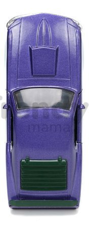 Autíčko DC Ford Mustang Jada kovové s otvárateľnými dverami a figúrkou Joker dĺžka 12,8 cm 1:32
