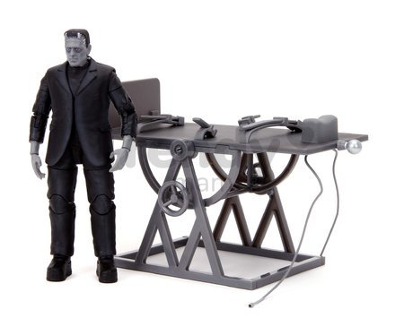 Figúrka Frankenstein Deluxe Next Level Jada s pohyblivými časťami a doplnkami výška 15 cm v luxusnom balení