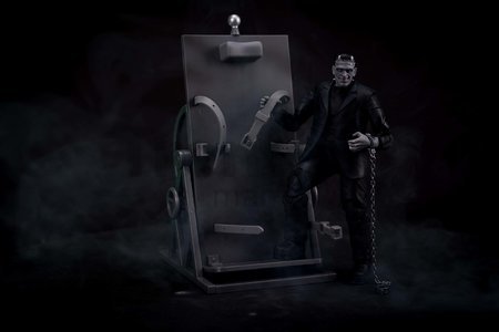 Figúrka Frankenstein Deluxe Next Level Jada s pohyblivými časťami a doplnkami výška 15 cm v luxusnom balení