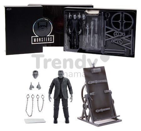 Figúrka Frankenstein Deluxe Next Level Jada s pohyblivými časťami a doplnkami výška 15 cm v luxusnom balení