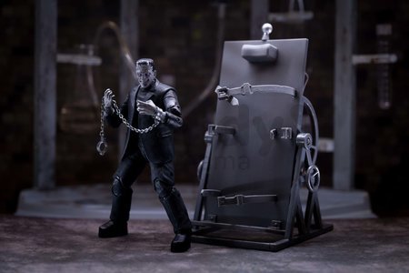 Figúrka Frankenstein Deluxe Next Level Jada s pohyblivými časťami a doplnkami výška 15 cm v luxusnom balení