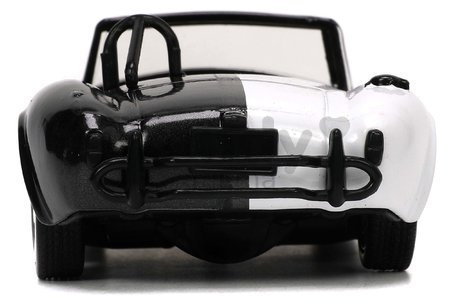 Autíčko DC 1965 Shelby Cobra 427 Jada kovové s otvárateľnými dverami a figúrkou Two Face dĺžka 13 cm 1:32