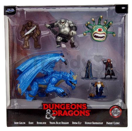 Figúrky zberateľské Dungeons & Dragons Megapack Jada kovové sada 7 druhov