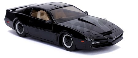 Autíčko Knight Rider Kitt 1982 Pontiac Jada kovové s otvárateľnými dverami a svetlom dĺžka 21 cm 1:24