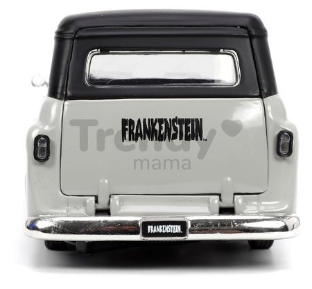 Autíčko Chevy Suburban 1957 Jada kovové s otvárateľnými časťami a figúrkou Frankenstein dĺžka 20 cm 1:24
