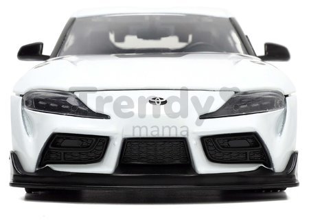 Autíčko Robotech ´20 Toyota Supra Jada kovové s otvárateľnými časťami a figúrkou Rick Hunter dĺžka 20 cm 1:24