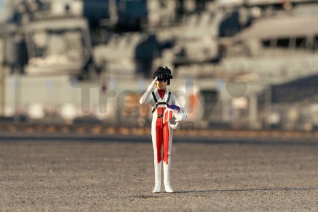 Autíčko Robotech ´20 Toyota Supra Jada kovové s otvárateľnými časťami a figúrkou Rick Hunter dĺžka 20 cm 1:24