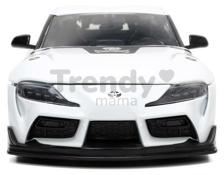 Autíčko Robotech ´20 Toyota Supra Jada kovové s otvárateľnými časťami a figúrkou Roy Fokker dĺžka 20 cm 1:24