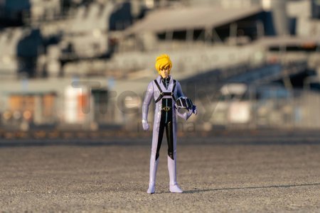 Autíčko Robotech ´20 Toyota Supra Jada kovové s otvárateľnými časťami a figúrkou Roy Fokker dĺžka 20 cm 1:24