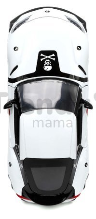 Autíčko Robotech ´20 Toyota Supra Jada kovové s otvárateľnými časťami a figúrkou Roy Fokker dĺžka 20 cm 1:24