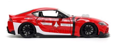 Autíčko Robotech ´20 Toyota Supra Jada kovové s otvárateľnými časťami a figúrkou Miriya Sterling dĺžka 20 cm 1:24