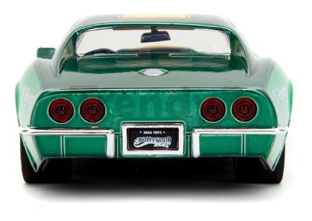 Autíčko Chevrolet Stingray 1969 Street Fighter Jada kovové s otvárateľnými časťami a kovová figúrka Cammy White dĺžka 20 cm 1:24