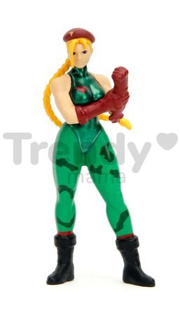 Autíčko Chevrolet Stingray 1969 Street Fighter Jada kovové s otvárateľnými časťami a kovová figúrka Cammy White dĺžka 20 cm 1:24
