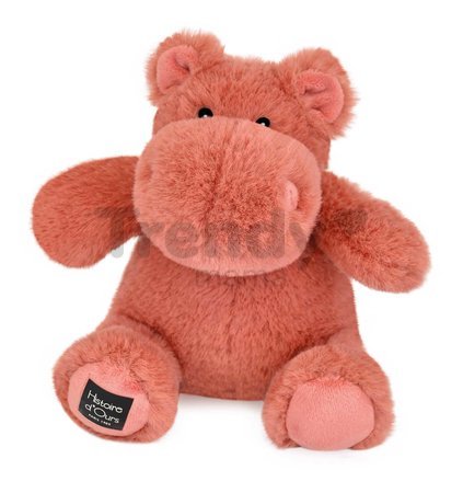 Plyšový hrošík L'Hippo Histoire d’ Ours rôzne farby 18 cm od 0 mes