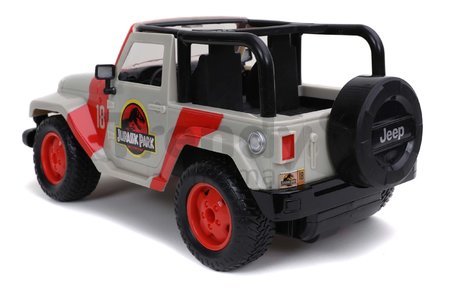 Autíčko na diaľkové ovládanie RC Jeep Wrangler Jurassic World Jada terénne dĺžka 30 cm 1:16 od 6 rokov