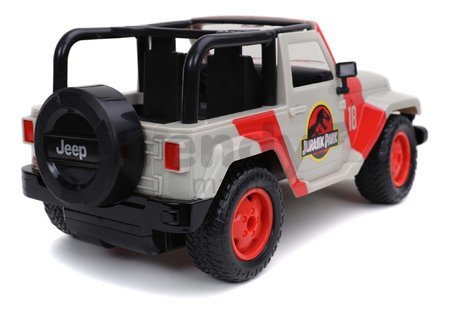 Autíčko na diaľkové ovládanie RC Jeep Wrangler Jurassic World Jada terénne dĺžka 30 cm 1:16 od 6 rokov