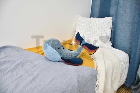 Plyšová veľryba Whale Marine Treasure Histoire d’ Ours modrá 30 cm od 0 mes