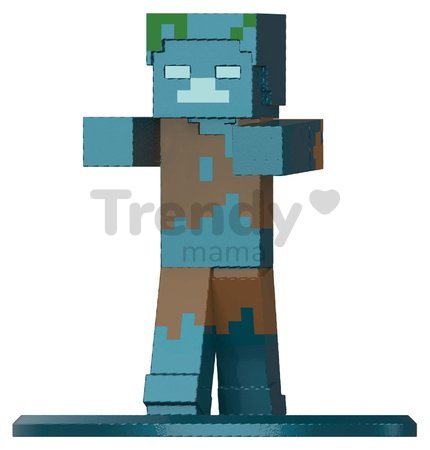 Figúrka zberateľská Minecraft Nano Blind Pack Jada kovová 13 druhov výška 4 cm