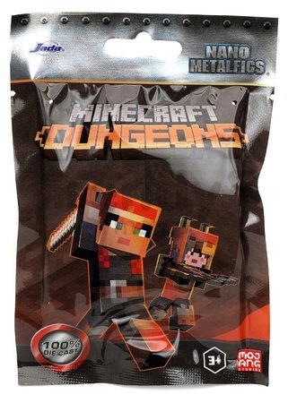 Figúrka zberateľská Minecraft Nano Blind Pack Jada kovová 13 druhov výška 4 cm