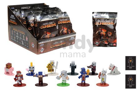 Figúrka zberateľská Minecraft Nano Blind Pack Jada kovová 13 druhov výška 4 cm