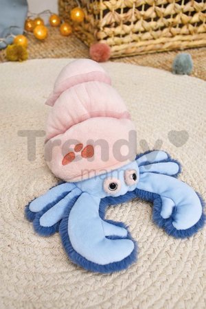 Plyšový krab pustovník Hermit Crab Marine Treasure Histoire d’ Ours ružovo-modrý 26 cm od 0 mes