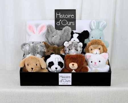 Plyšové zvieratko The Little Companions Histoire d’ Ours rôzne druhy 100% recyklovaný materiál 15 cm od 0 mes