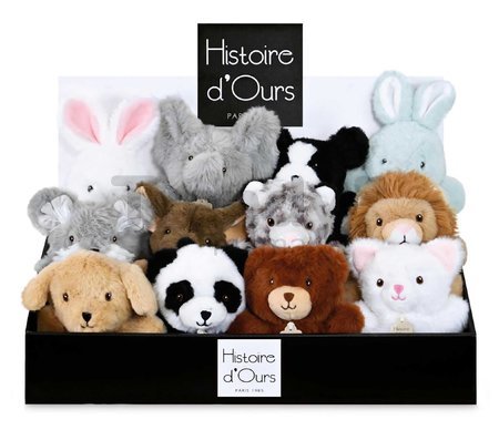 Plyšové zvieratko The Little Companions Histoire d’ Ours rôzne druhy 100% recyklovaný materiál 15 cm od 0 mes