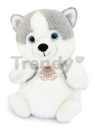 Plyšový psík Husky The Little Companions Histoire d’ Ours biely 20 cm od 0 mes