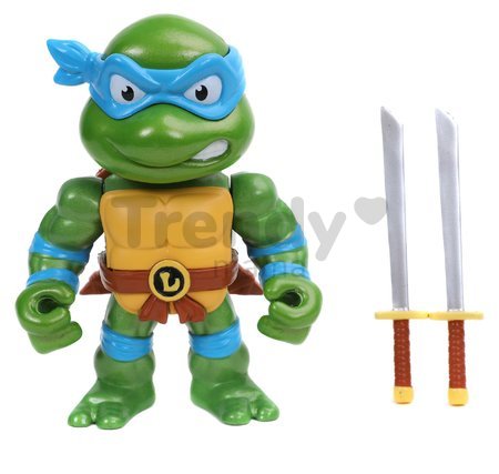 Figúrka zberateľská Turtles Leonardo Jada kovová s pohyblivými ramenami výška 10 cm