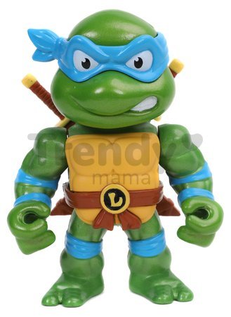 Figúrka zberateľská Turtles Leonardo Jada kovová s pohyblivými ramenami výška 10 cm