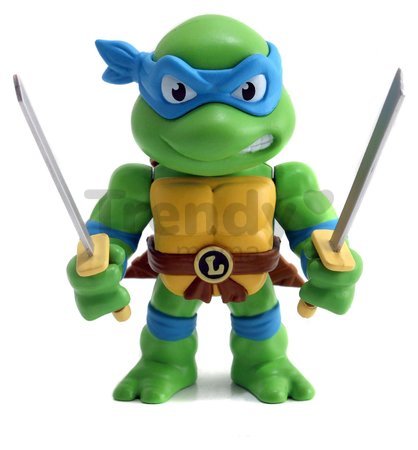 Figúrka zberateľská Turtles Leonardo Jada kovová s pohyblivými ramenami výška 10 cm