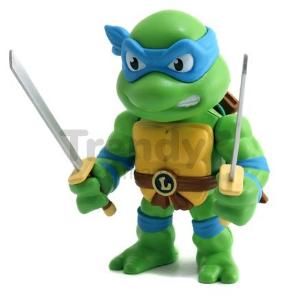Figúrka zberateľská Turtles Leonardo Jada kovová s pohyblivými ramenami výška 10 cm