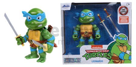 Figúrka zberateľská Turtles Leonardo Jada kovová s pohyblivými ramenami výška 10 cm