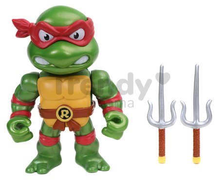 Figúrka zberateľská Turtles Raphael Jada kovová s pohyblivými ramenami výška 10 cm