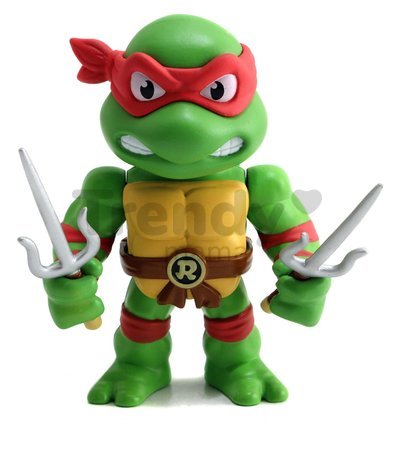 Figúrka zberateľská Turtles Raphael Jada kovová s pohyblivými ramenami výška 10 cm