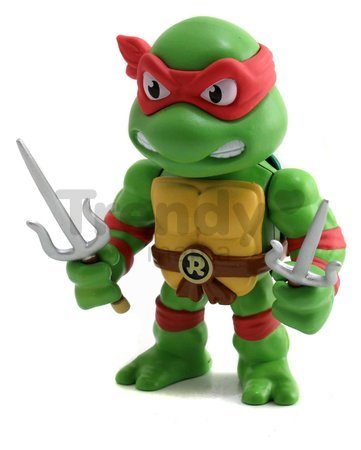 Figúrka zberateľská Turtles Raphael Jada kovová s pohyblivými ramenami výška 10 cm