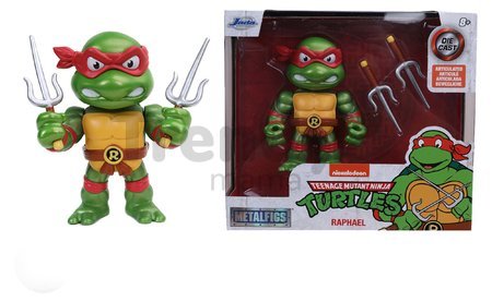 Figúrka zberateľská Turtles Raphael Jada kovová s pohyblivými ramenami výška 10 cm