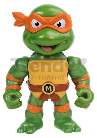 Figúrka zberateľská Turtles Michelangelo Jada kovová s pohyblivými ramenami výška 10 cm