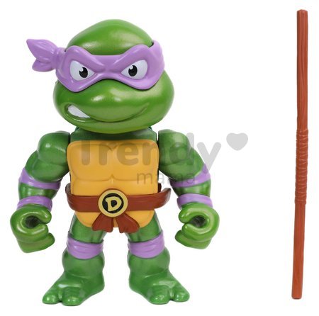 Figúrka zberateľská Turtles Donatello Jada kovová s pohyblivými ramenami výška 10 cm