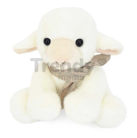 Plyšová ovečka so šatkou The Little Companions Histoire d’ Ours v darčekovom balení biela 14 cm od 0 mes