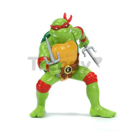 Autíčko Ninja korytnačky Chevy Camaro Jada kovové s otvárateľnými časťami a figúrkou Raphaelo dĺžka 19 cm 1:24