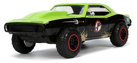 Autíčko Ninja korytnačky Chevy Camaro Jada kovové s otvárateľnými časťami a figúrkou Raphaelo dĺžka 19 cm 1:24