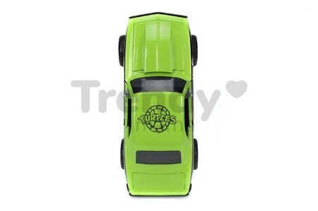 Autíčko Ninja korytnačky Chevy Camaro Jada kovové s otvárateľnými časťami a figúrkou Raphaelo dĺžka 19 cm 1:24