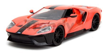 Autíčko Ford GT 2017 Pink Slips 2017 Jada kovové s otvárateľnými časťami dĺžka 19 cm 1:24