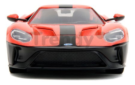 Autíčko Ford GT 2017 Pink Slips 2017 Jada kovové s otvárateľnými časťami dĺžka 19 cm 1:24